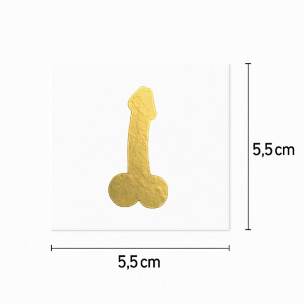 Tattoo Goldener Penis