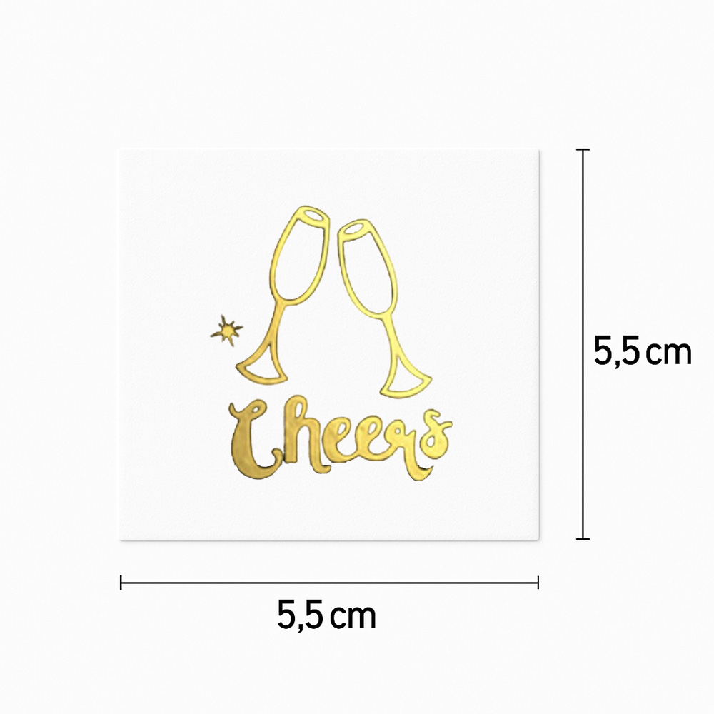 Tattoo goldene Cheers