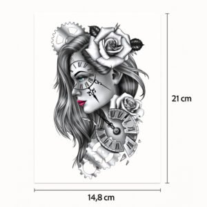 Halb-Tattoo-Ärmel always on time