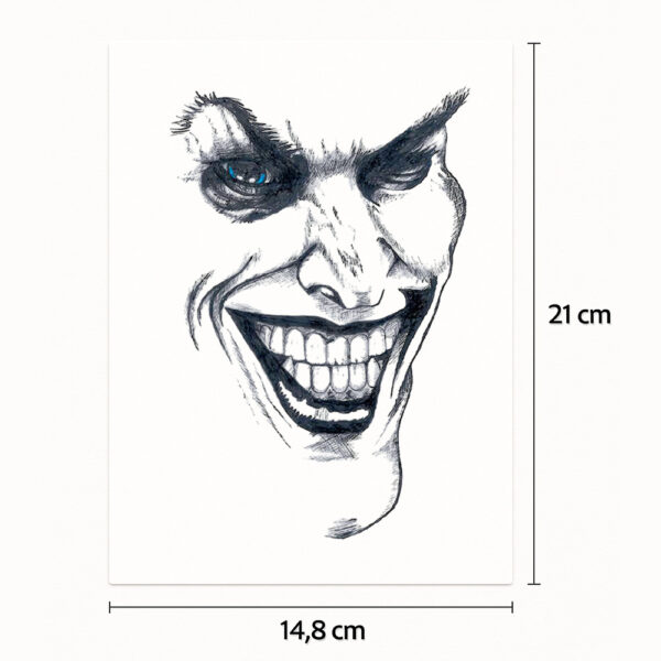 Halb Tattoo Ärmel einschüchterndes Lachen