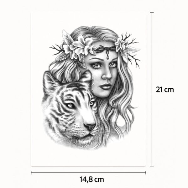 Halb-Tattoo-Ärmel beauty and the beast