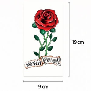 Halb-Tattoo-Ärmel Popeye Rose