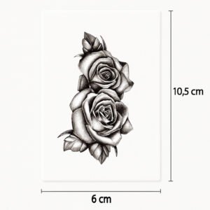 Tattoo doppelte Rose