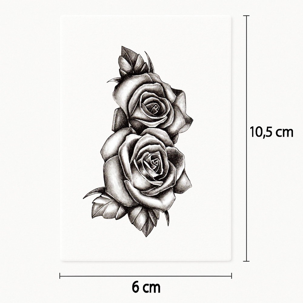 Tattoo doppelte Rose