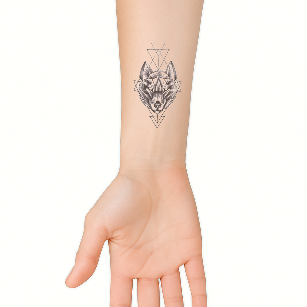 Tattoo entschlossener Wolf – Bild 2
