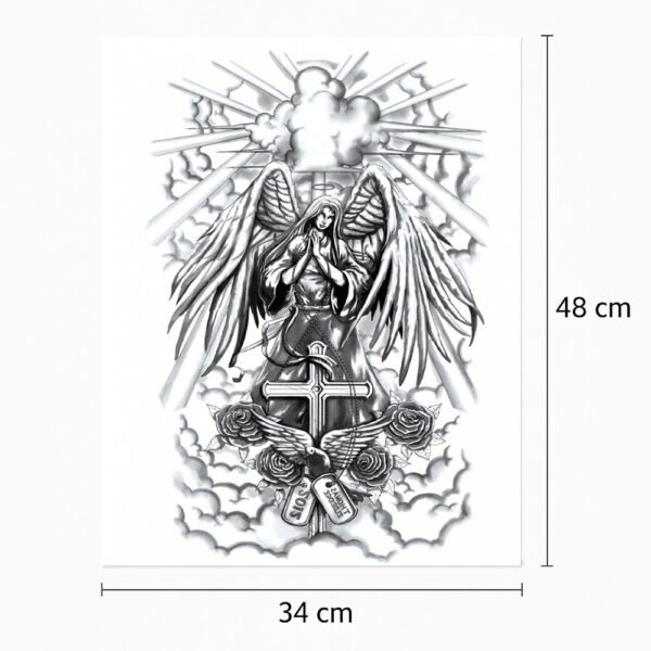 Rücken-Tattoo Himmelsengel