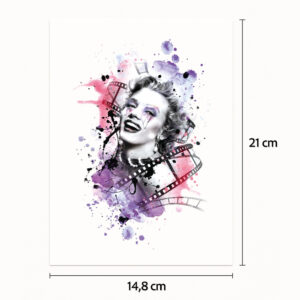 Halb-Tattoo-Ärmel Marylin Monroe