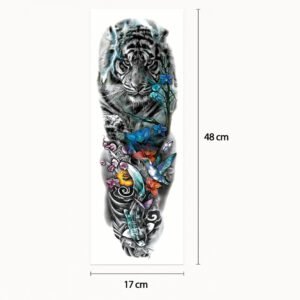 Tattoo-Ärmel Sibirischer Tiger