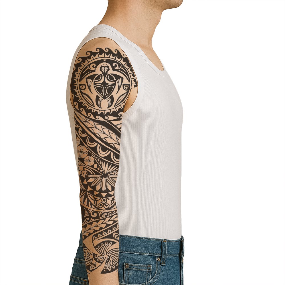 Tattoo-Ärmel tribal – Bild 2