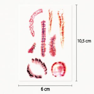 Tattoo blutiger Bissabdruck