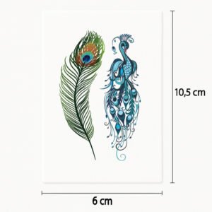 Tattoo gefiederter Pfau