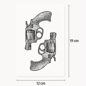 Tattoo klassischer Revolver