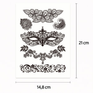 Tattoo funkelnder Weltraum