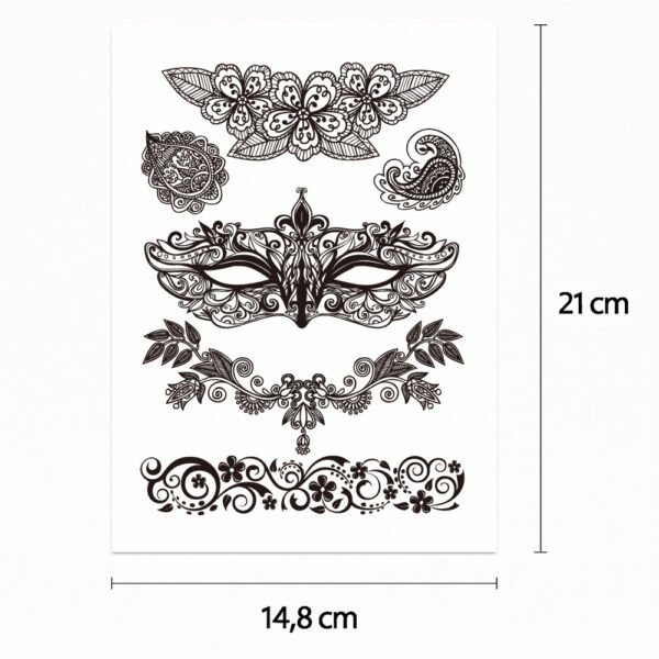 Tattoo funkelnder Weltraum