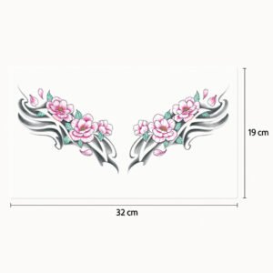 Tattoo elegante Blumen
