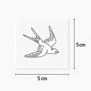 Tattoo abenteuerlicher Vogel