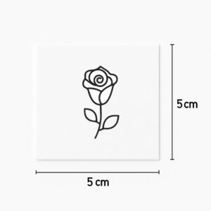 Tattoo einfache Rose
