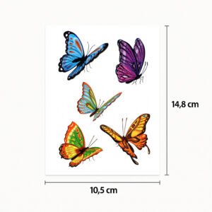 Tattoo 3D Schmetterlinge