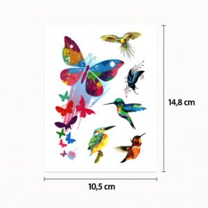 Tattoo fliegender Schmetterling