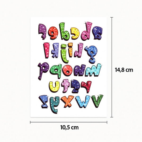 Tattoo Buntes Alphabet