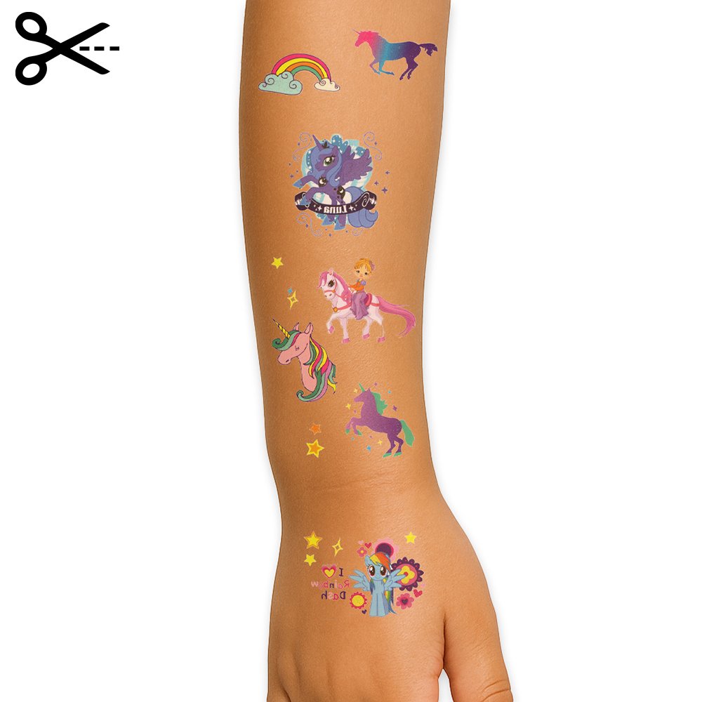 Tattoo Regenbogen-Einhorn – Bild 2