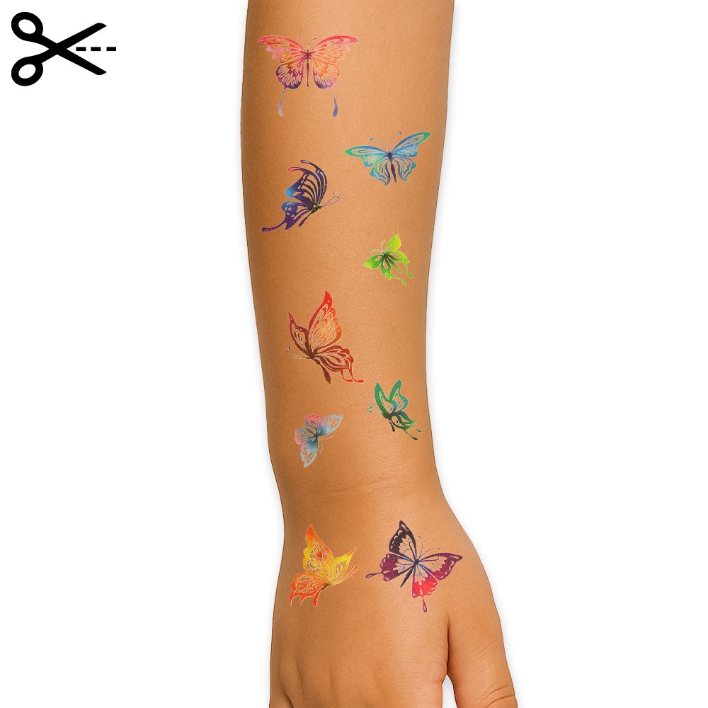 Tattoo bunte Schmetterlinge – Bild 2