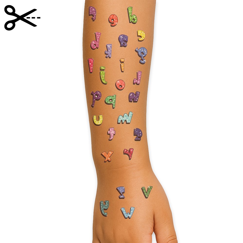 Tattoo farbiges Alphabet – Bild 2