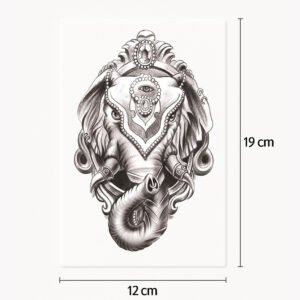 Tattoo maskierter Elefant