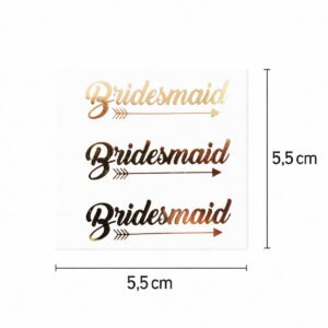Tattoo goldene Brautjungfer